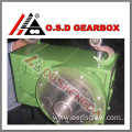 Variable speed gearbox for plastic extruder